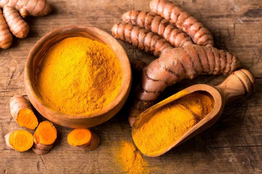 Turmeric powder and root