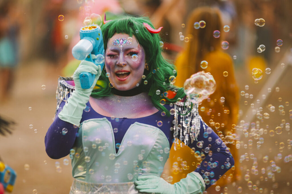 Hulaween patron shot by patrick Hughes in 2024